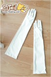 ถุงมือหนัง ยาว 50 cm สีขาว